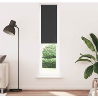 Berkfield Home Roller Blind Blackout Black 60x230 cm Fabric Width 55.7 cm Polyester