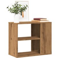 Berkfield Home Side Cabinet Artisan Oak 60x30x50 cm Engineered Wood in Brown | Size: 60 x 30 x 50 cm