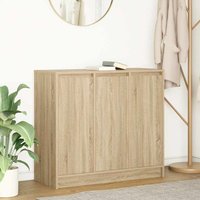 Sideboard Sonoma Oak 85x34x76 cm Engineered Wood x 34 x 76 cm