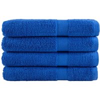 Berkfield Home Premium Towels SOLUND 4pcs Blue 100x200cm 600gsm