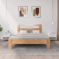 Berkfield Home Bedside Tables 2 pcs High Gloss White 50x46x50 Engineered Wood