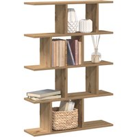 Wall Cube Shelf 12 Compartments Artisian Oak Engineered Wood