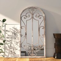 Berkfield Home Mirror Sand 70x30 cm Iron for Indoor Use in Cream