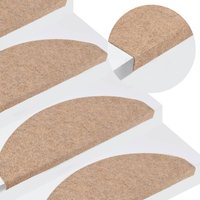 Stair Mats Self adhesive 15 pcs 65x22.5x3.5 cm