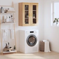 Berkfield Home Wall Mounted Cabinet Sonoma Oak 69.5x34x90 cm in Brown