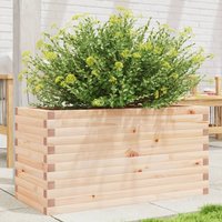 Berkfield Home Garden Planter 90x40x45.5 cm Solid Wood Pine in Brown