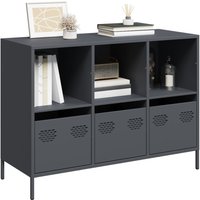 Berkfield Home Sideboard Anthracite 101.5x39x73.5 cm Cold-rolled Steel