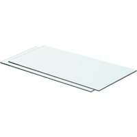 Berkfield Home Shelves 2 pcs Panel Glass Clear 60x25 cm