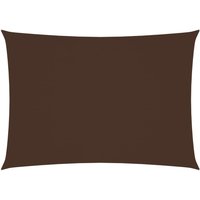 Berkfield Home Sunshade Sail Oxford Fabric Rectangular 3.5x5 m Brown