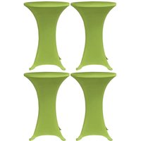 Berkfield Home Stretch Table Cover 4 pcs 70 cm Green