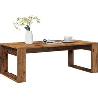 Berkfield Home Coffee Table Old Wood 102x50x35 cm Engineered Wood in Brown | Size: 102 x 50 x 35 cm