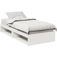 Berkfield Home Day Bed without Mattress White 100x200 cm Solid Wood Pine