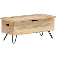 Chest 90x40x45 cm Solid Mango Wood x 40 x 45 cm