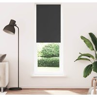 Berkfield Home Roller Blind Blackout Black 75x210 cm Fabric Width 70.7 cm Polyester