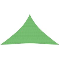 Berkfield Home Sunshade Sail 160 g/m ² Light Green 3.5x3.5x4.9 m HDPE
