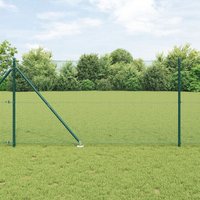 Welded Wire Fence 13 Spike Posts 1.2x50 m Steel