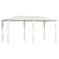 Berkfield Home Gazebo with Post Covers 3x6x2.6 m Cream 160 g/m ² in Beige