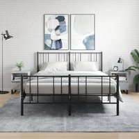 Berkfield Home Bedside Cabinets 2 pcs Concrete Grey 40x35x50 cm Engineered Wood | Size: 40 x 35 x 50 cm