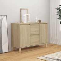 Berkfield Home Sideboard Sonoma Oak 103.5x35x70 cm Engineered Wood in Brown