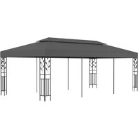 Berkfield Home Gazebo 3x6 m Anthracite in Black