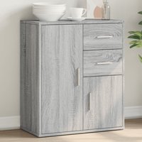 Berkfield Home Sideboard Grey Sonoma 60x31x70 cm Engineered Wood | Size: 60 x 31 x 70 cm