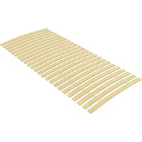 Berkfield Home Slatted Bed Base with 24 Slats 90x200 cm in Brown