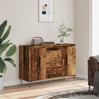 Berkfield Home Sideboard Old Wood 104x35x70 cm Engineered Wood in Brown | Size: 104 x 35 x 70 cm