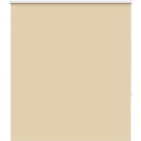 Berkfield Home Roller Blind Blackout Beige 130x130 cm Fabric Width 126.6 cm Polyester
