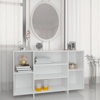 Berkfield Home Sideboard White 120x30x75 cm Engineered Wood | Size: 120 x 30 x 75 cm