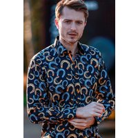 Horseshoe Equestrian Print Shirt