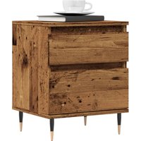 Bedside Cabinets 2 pcs Old Wood 40x35x50 cm Engineered Wood x 35 x 50 cm
