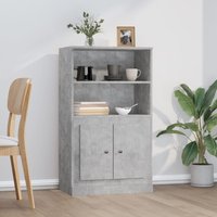 Berkfield Home Highboard Concrete Grey 60x35.5x103.5 cm Engineered Wood