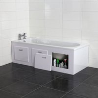 1800mm PVC Bath Panel Removable Magnetic Door Gloss