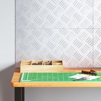 Aluminium Checker Plates 4 Pack Non Slip 50x25 cm
