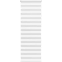 Berkfield Home Zebra Blind White 75x230 cm Fabric Width 70.9 cm Polyester