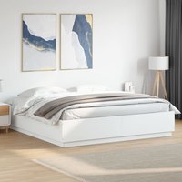 Bed Frame LED without Mattress 200x200 cm