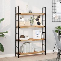 Berkfield Home Floating Shelves 4 pcs 80x20x4 cm Oil Finished Solid Wood Acacia in Brown | Size: 80 x 20 x 4 cm
