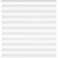 Berkfield Home Zebra Blind White 150x100 cm Fabric Width 145.9 cm Polyester