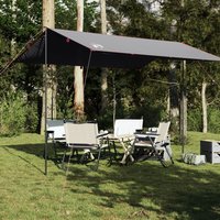 Berkfield Home Camping Tarp Grey & Orange 360x294 cm Waterproof