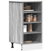 Berkfield Home Bottom Cabinet Grey Sonoma 40x44.5x81.5 cm Engineered Wood