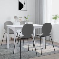 Berkfield Home Dining Table White 114x71x75 cm Solid Rubber Wood | Size: 114 x 71 x 75 cm