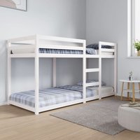 Berkfield Home Bunk Bed White 80x200 cm Solid Wood Pine