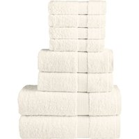 Berkfield Home 8 Piece Premium Towel Set SOLUND Cream 600 gsm