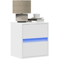 Wall mounted Bedside Cabinets LED Lights 2 pcs