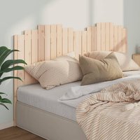 Bed Headboard 206x4x110 cm Solid Wood Pine x 4 x 110 cm