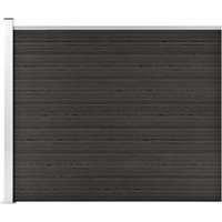 Berkfield Home Fence Panel WPC 175x146 cm Grey