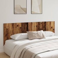 Berkfield Home Wall Headboard Old Wood 240x1.5x80 cm Engineered Wood in Brown