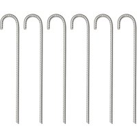 Berkfield Home Tent Pegs 6 pcs 37 cm √ò10 mm Galvanised Steel