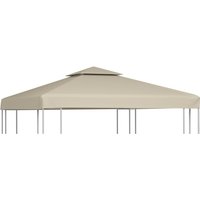 Berkfield Home Gazebo Cover Canopy Replacement 310 g / m ² Beige 3 x 3 m