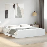Berkfield Home Bed Frame with Drawers without Mattress White 180x200 cm Super King